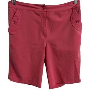 EP Pro Golf Short. Bermuda Length. Pink. Pockets in front and back. Size 10